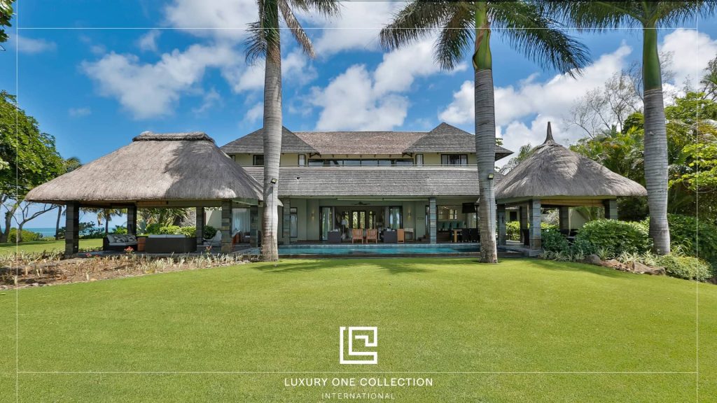 Luxueuse villa avec une vue mer et lagon à l'île Maurice